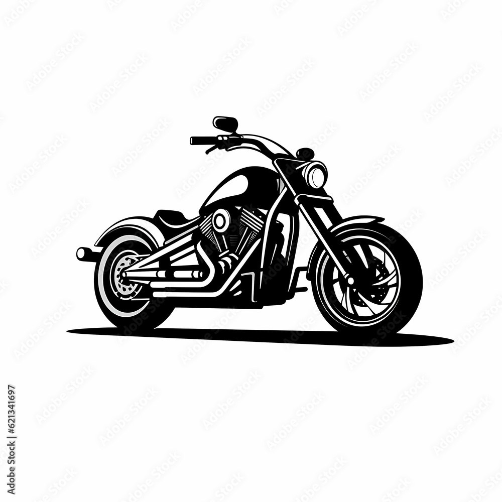 Obraz premium Motorcycle Logo Illustration Design