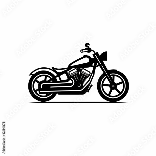 Motorcycle Logo Illustration Design