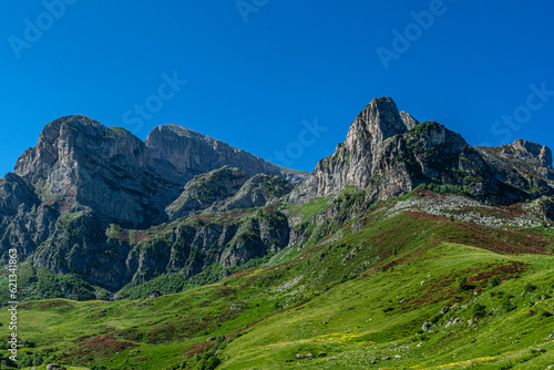 Primavera in Valle Ellero, tra laghi, vette  e rododendri in fiore (Mondovì – Cuneo) photo