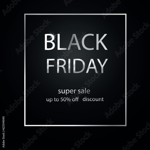 Black Friday Sale. Modern simple flat template design Black Friday Sale for card, poster or banner. Black Friday Sale for list, page, mockup brochure style, banner photo