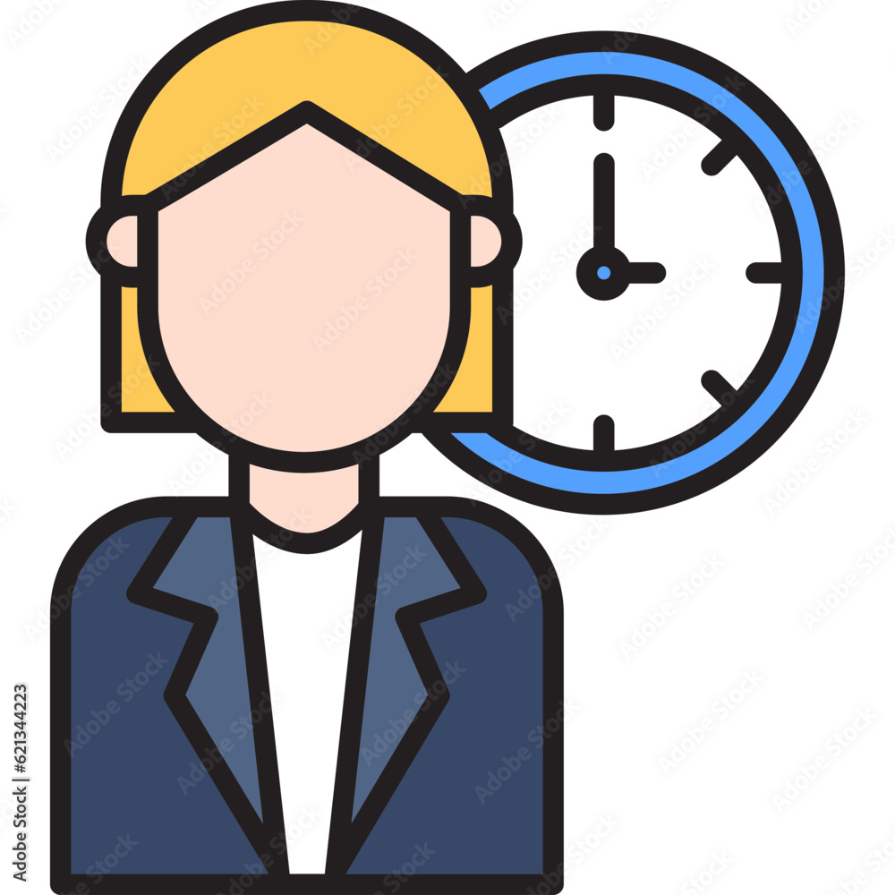 Working Time Icon Working Time Icon
