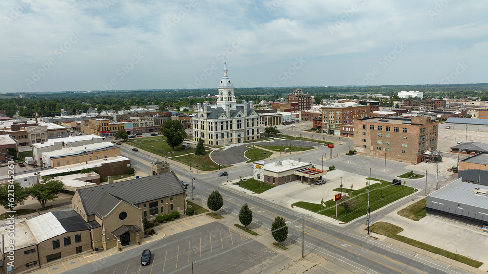 Marshall County courthouse in Marshalltown, Iowa.