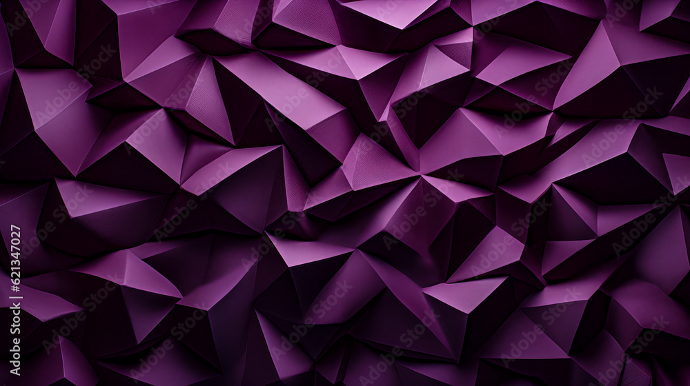 Abstract purple polygonal background texture. Low poly dark purple wall. Deep purple low polygon mesh wallpaper concept. House decoration origami style. 3d rendering, 3d illustration. . Abstract purple polygonal background texture. Low poly dark purple wall. Deep purple low polygon mesh wallpaper concept. House decoration origami style. 3d rendering, 3d illustration. .