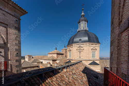 Jesuit Church (Church of San Ildefonso) Dome and Church of San Roman - Toledo, Spain photo