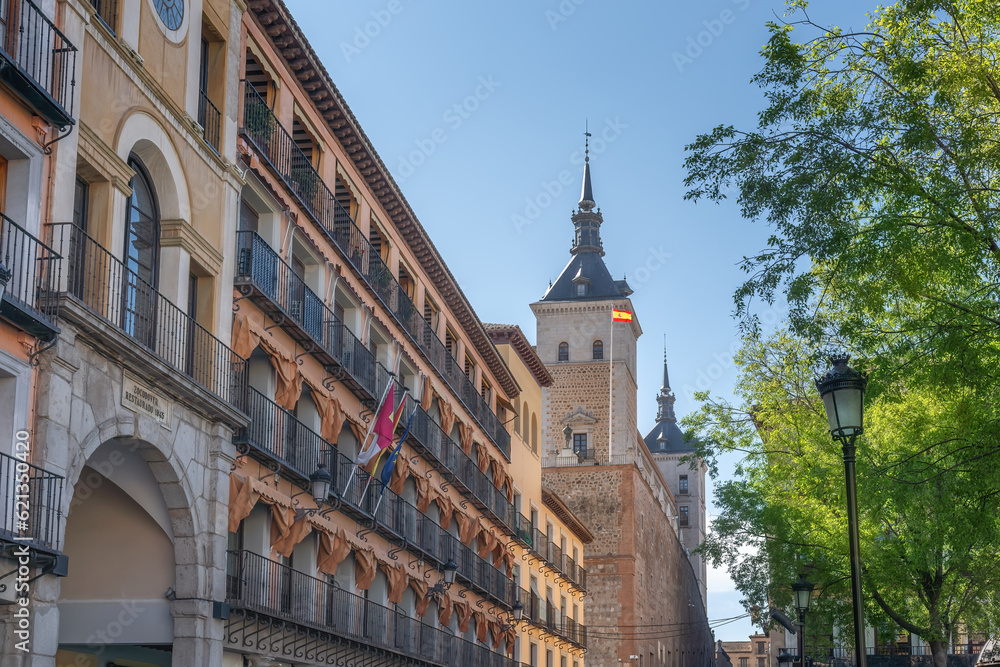 Alcazar of Toledo and Zocodover Square - Toledo, Spain
