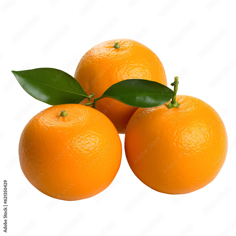 tangerines with leaves created with Generative AI tangerines with leaves created with Generative AI