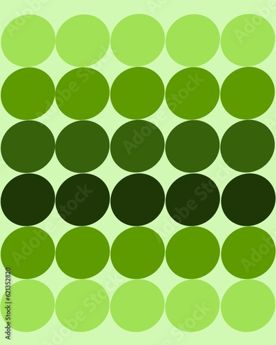 Green dots in pattern