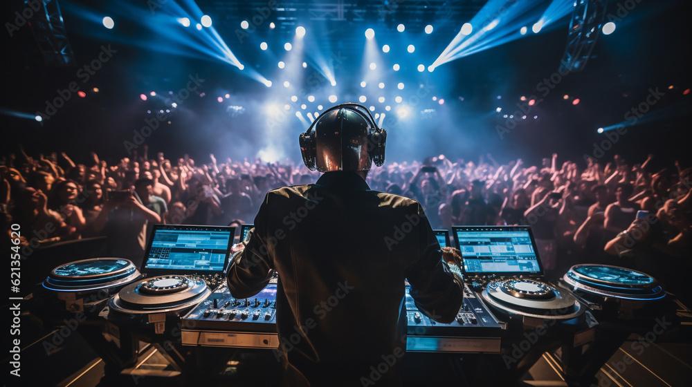 Fototapeta premium Robotic DJ Live Experience 