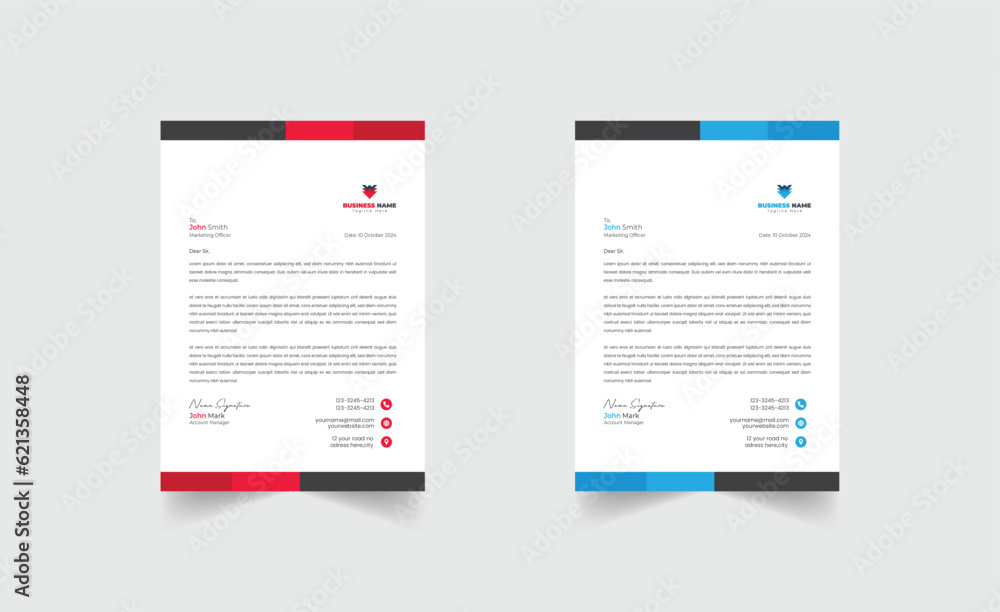 Letterhead Design Template Letterhead Design Template
