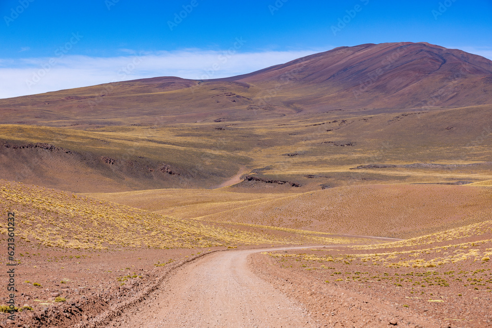 Crossing the Andes from Antofagasta de la Sierra to Antofalla - stunning landscape in the Argentinian highlands called Puna in South America