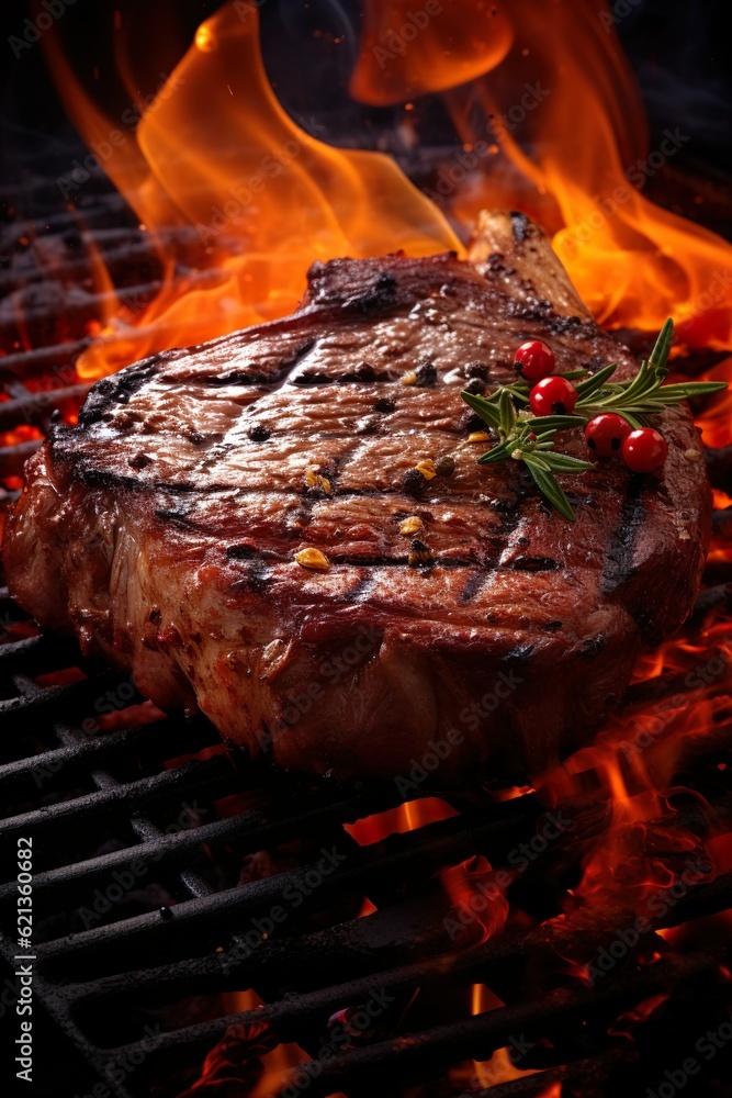 a juicy steak from the grill | Generative AI a juicy steak from the grill | Generative AI