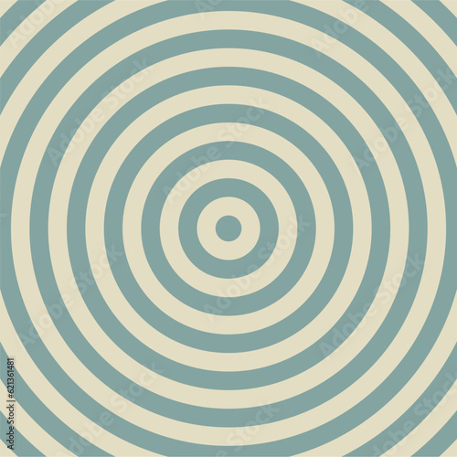 Concentric circles background circular geometric abstract pattern vector.