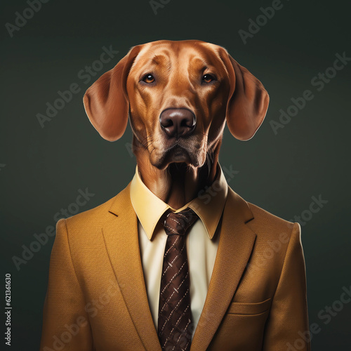 dog in a suit  © Owen