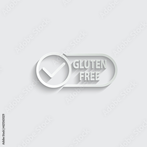 gluten free icon vector sign