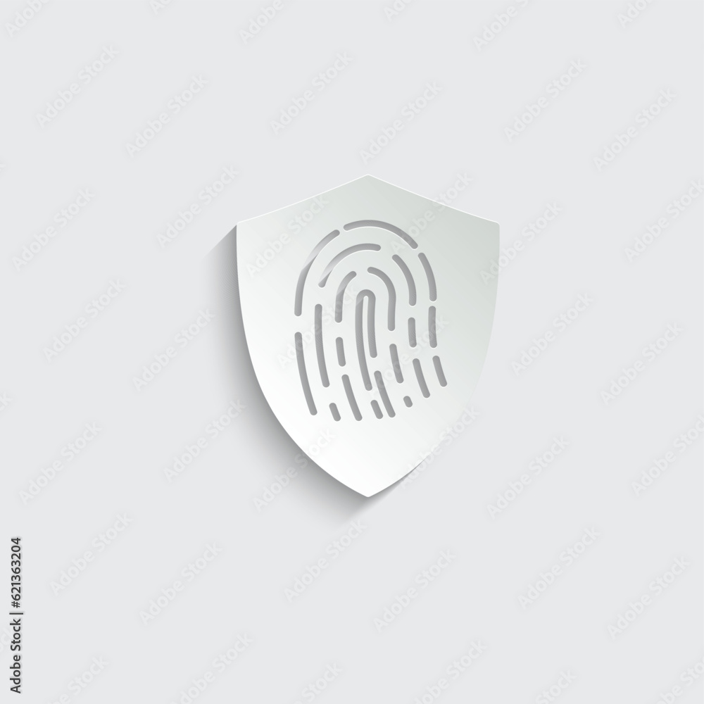 fingerprint icon vector fingerprint protect fingerprint icon vector fingerprint protect