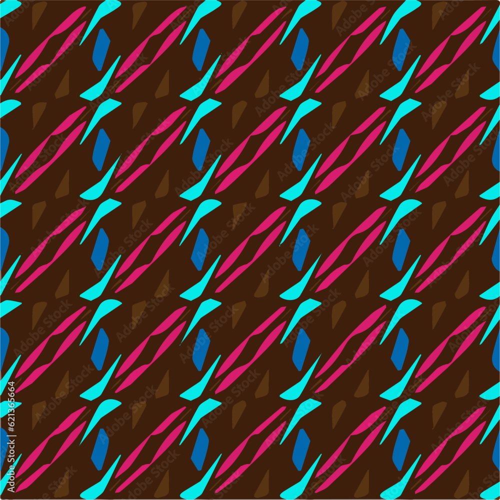 Seamless pattern. Wallpaper with colorful pattern. Abstract background. Perfect for fashion, textile design, cute themed fabric, on wall paper, wrapping paper and home decor.