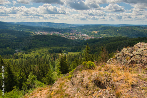 Gipfel des Ruppberg oberhalb von Zella-Mehlis in Thüringen photo