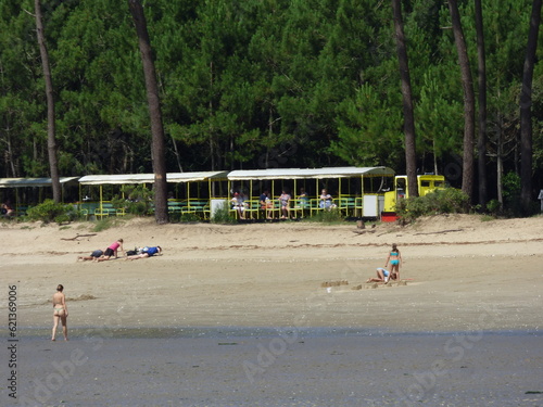 Petit train touristique, Ile d'Oléron, Saint-Trojan-les-Bains,