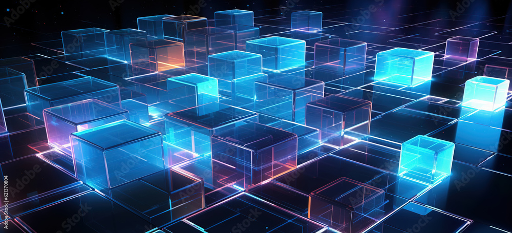 digital abstract background. big data cnd technology. . generative AI digital abstract background. big data cnd technology. . generative AI