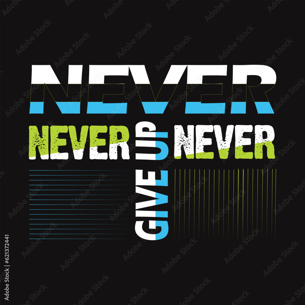 Obraz premium Motivational typography design