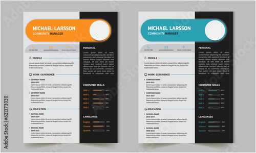 simple resume design