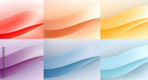6 colors abstract colorful background