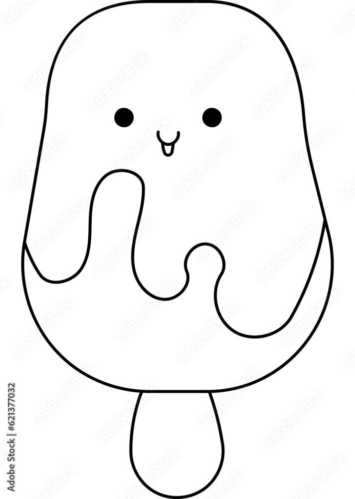 Ice Сream Coloring Page