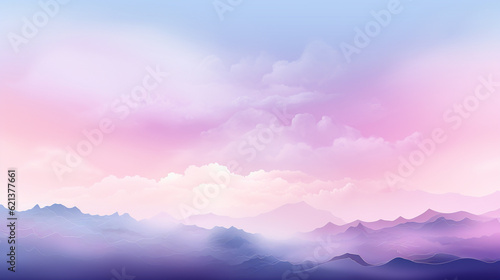 pastel gradient background landscape © Graphic Hunters