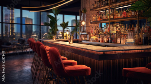 Modern bar interior © didiksaputra
