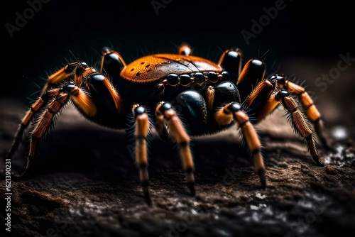 A picture of a spider in their home © Muhammad