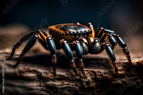 A picture of a spider in their home © Muhammad