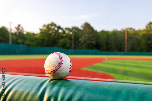 Photography Baseball and field for sports background image with copy space