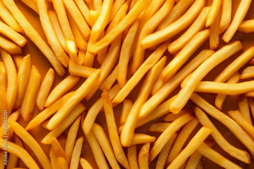fry fries meal french snack food background potato chip fat french tasty. Generative AI. fry fries meal french snack food background potato chip fat french tasty. Generative AI.