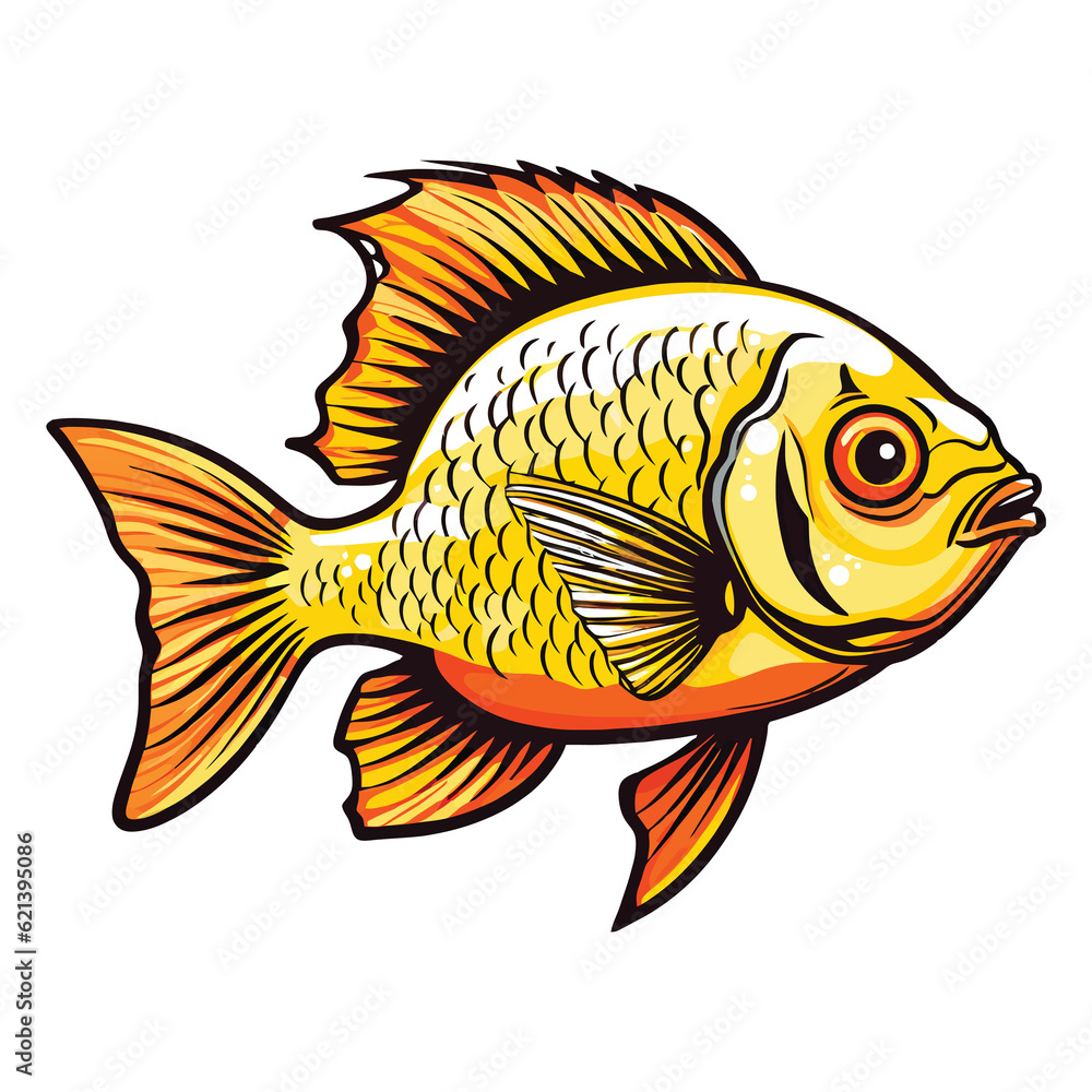 Brilliant Aquatic Wonder: Electric Yellow Cichlid Fish