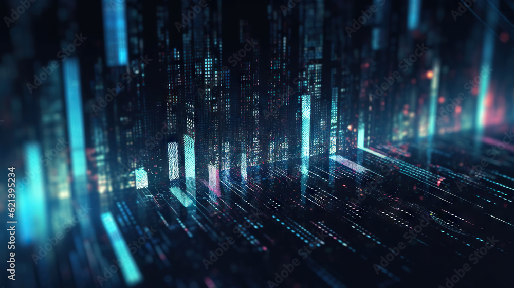 Abstract digital data background. Can be used in the description of network abilities, technological processes, digital storages, science, education, etc. Abstract digital data background. Can be used in the description of network abilities, technological processes, digital storages, science, education, etc.