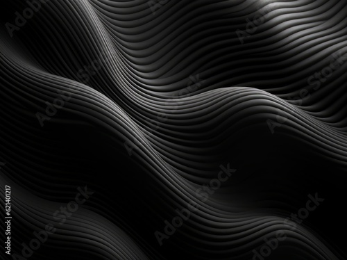 Abstract Dark Wave Background - Perfect for Graphic Design Projects! Generative AI © monsifdx