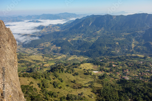 valley in the mountains of Serra da Mantiqueira, in Sao Bento do Sapucai city, Brazil