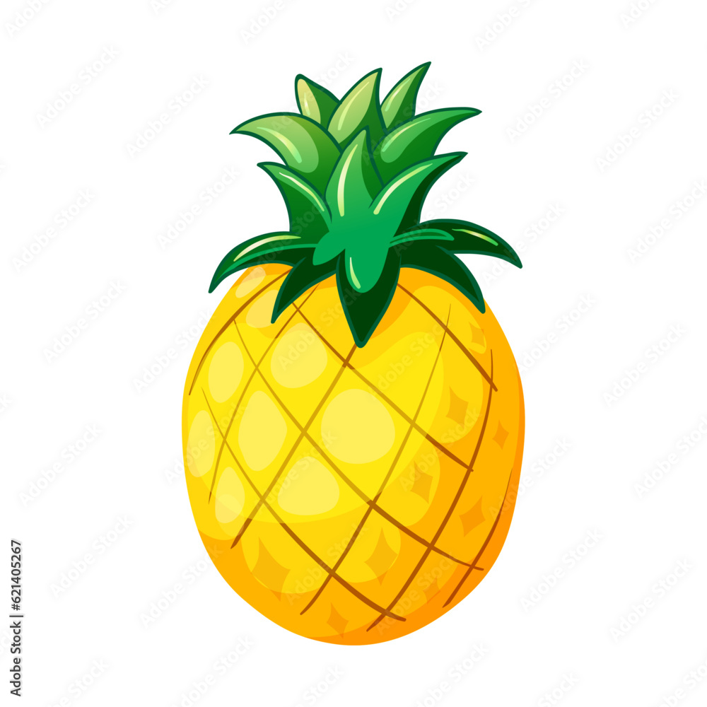 Vector pineapple concept illustration Vector pineapple concept illustration