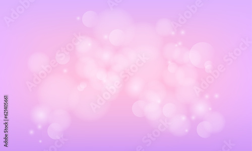 Vector abstract purple background with light bokeh vector illustration