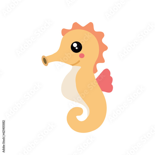 Cute Seahorse Svg, Digital download Cricut, Silhouette, Cut Files, Layered, Cartoon clipart, Great for nursery or baby shower, Svg Files for Cricut