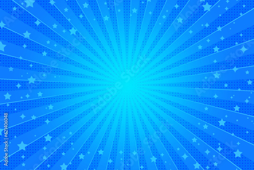 Concentrated blue line background with dots interspersed with stars