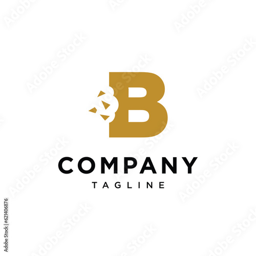 
Letter B Snack Bite logo icon vector template.eps
