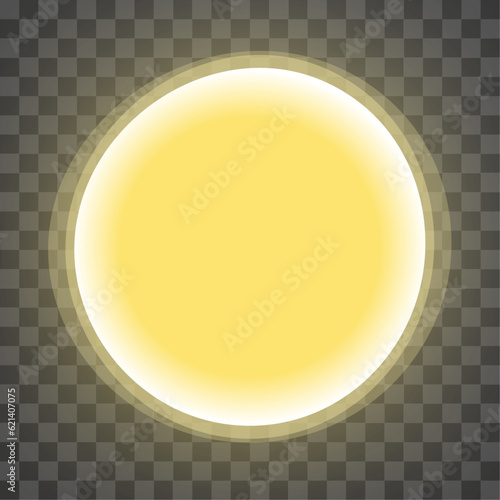 ector full moon concept illustration