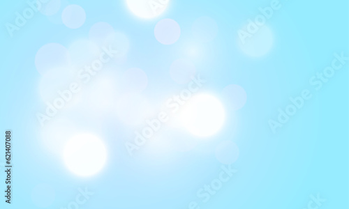 Vector glitter abstract template. blue bokeh textured plain product background