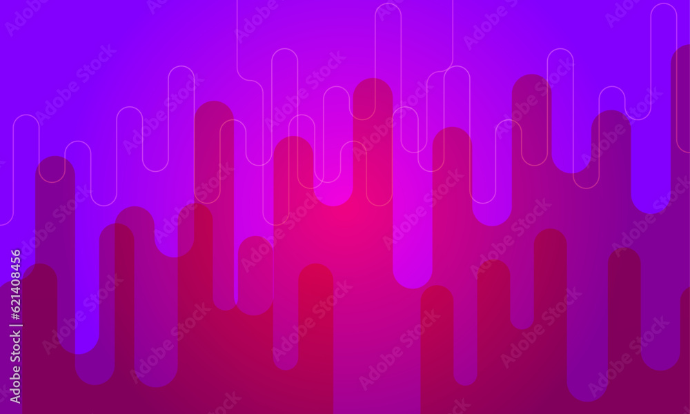 Vector abstract violet overlapping forms background.