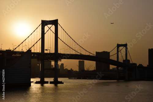 レインボーブリッジの夕景