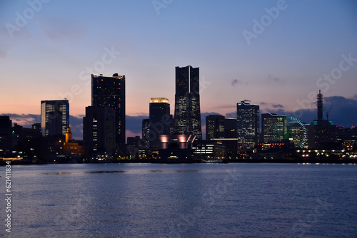横浜の夕景