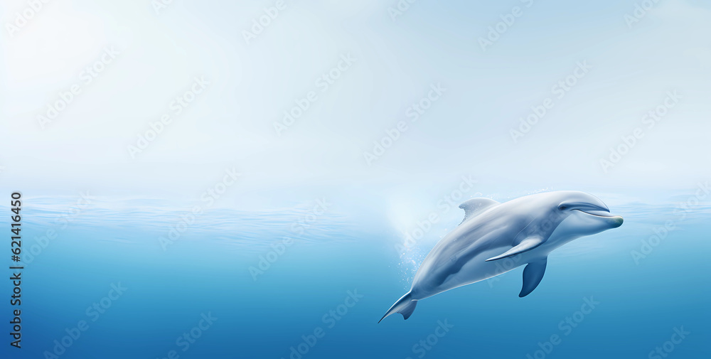 Fototapeta premium Dolphin background.
