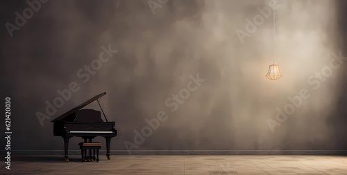 Piano music background.