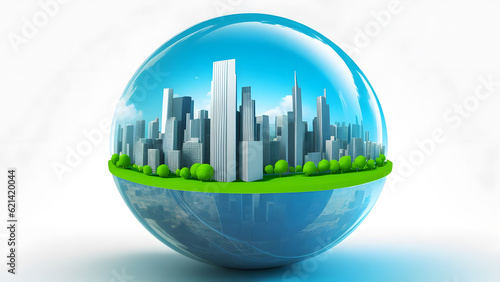 都市環境、地球｜Urban environment, Earth,Generative AI